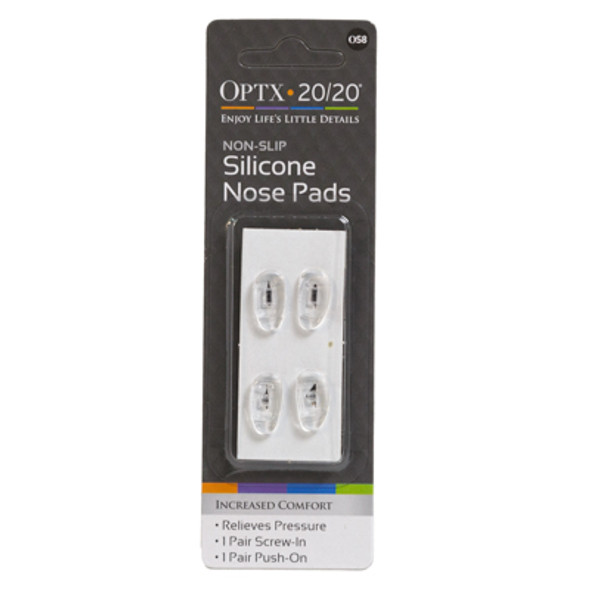 SILICONE NOSE PADS FOR EYEWEAR SCREW-IN OR PUSH-ON SILICONE NOSE PADS FOR EYEWEAR SCREW-IN OR PUSH-ON