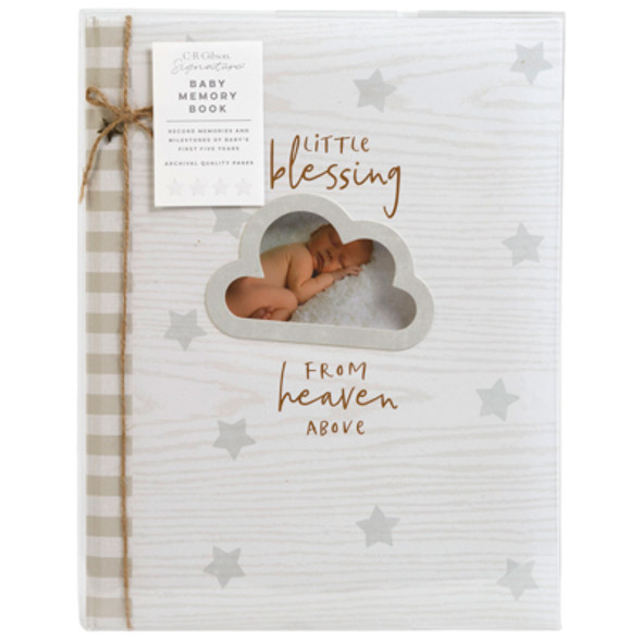 MEMORY BOOK 64PG 9X11.25 BABY BLESSING FIVE YEAR MILESTONE MEMORY BOOK 64PG 9X11.25 BABY BLESSING FIVE YEAR MILESTONE