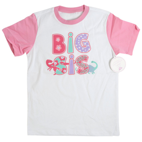 T-SHIRT GIRL TODDLER 4-6 BIG SIS