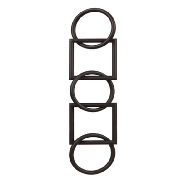 WALL ART 4X1.5X16 SHAPES METAL *10.50*