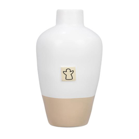 VASE 4.02X4.02X8.07 INSPIRATIONAL CERAMIC *8.00* VASE 4.02X4.02X8.07 INSPIRATIONAL CERAMIC *8.00*