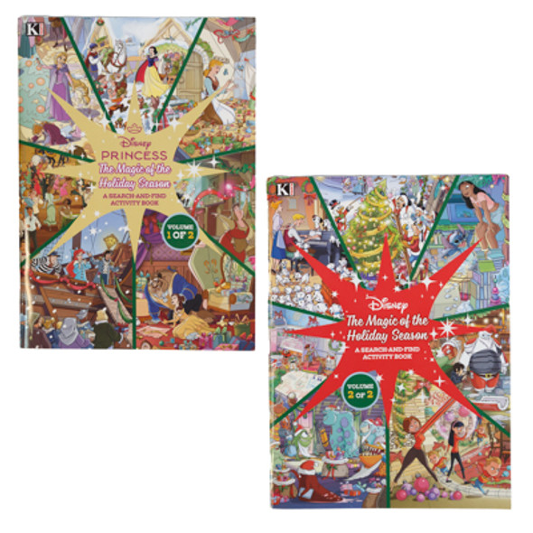 DISNEY CHRISTMAS SEARCH AND FIND 2 ASSORTED COUNTER DISPLAY