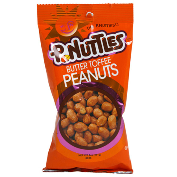 PNUTTLES BUTTER TOFFEE PEANUTS 5 OZ PEG BAG PNUTTLES BUTTER TOFFEE PEANUTS 5 OZ PEG BAG