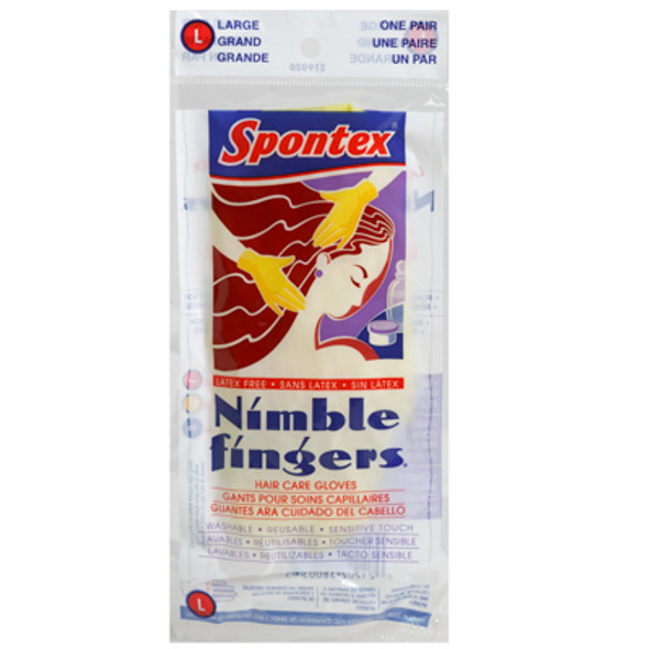 HAIR CARE GLOVES YELLOW LATEX FREE LARGE ONE PAIR HAIR CARE GLOVES YELLOW LATEX FREE LARGE ONE PAIR