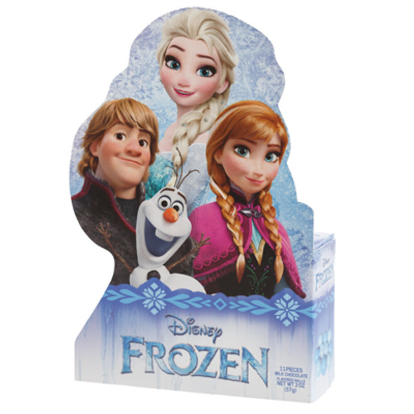 DISNEY FROZEN 2 OZ MILK CHOCOLATE FLAVORED BALLS IN COUNTER DISPLAY