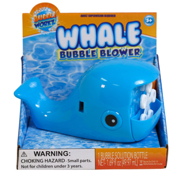 TOY BUBBLE BLOWER WHALE WORKZ 1.6OZ SOLUTION *20.00* TOY BUBBLE BLOWER WHALE WORKZ 1.6OZ SOLUTION *20.00*