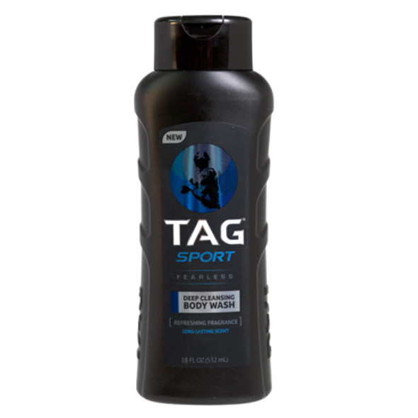 TAG BODY WASH 18OZ SPORT FEARLESS