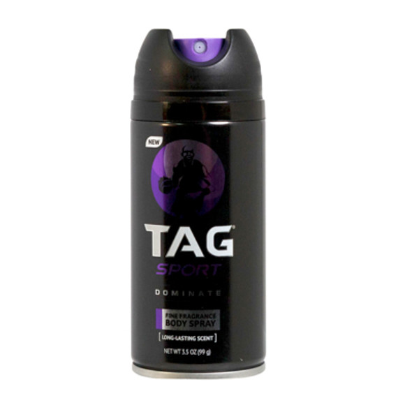 BODY SPRAY 3.5OZ DOMINATE TAG SPORT AEROSOL