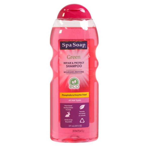 SHAMPOO 20OZ REPAIR & PROTECT ECO FRIENDLY SPASOAP SHAMPOO 20OZ REPAIR & PROTECT ECO FRIENDLY SPASOAP