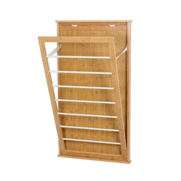 RTA DRYING/SHOE STORAGE RACK WALL MOUNT 23X2.5X42 DARK GRAY COLOR LABEL