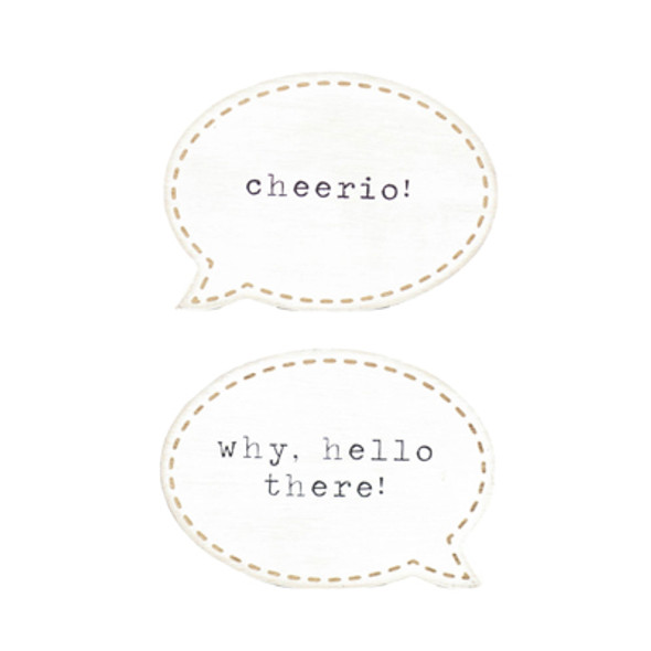 TABLETOP ART 6X4X1 REVERSIBLE WHY HELLO THERE/CHEERIO WOOD  (4.00)