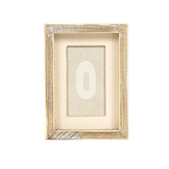 WALL ART 5X7X1.5 CIRCLE WHITE/GRAY/CREAM WOOD (7.00)