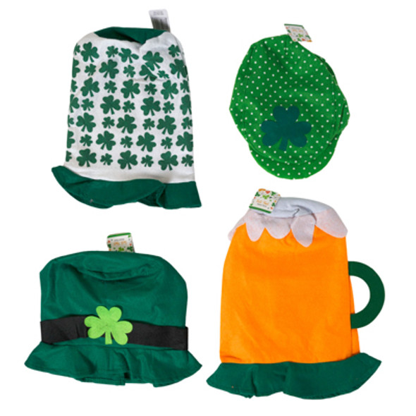 HAT ST PAT FELT NOVELTY 4AST ADULT SIZE HT/JHOOK/AST SIZES