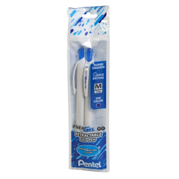 PENS 2CT PENTEL BLUE INK ENERGEL RETRACTABLE .7MM PENS 2CT PENTEL BLUE INK ENERGEL RETRACTABLE .7MM