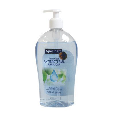 SOAP LIQUID 20.2OZ DIAL ANTI-BACTERIAL AQUA CLEAR SPASOAP PUMP