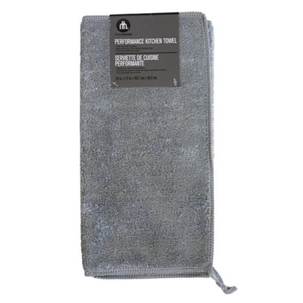 PERFORMANCE KITCHEN TOWEL BAMBOO GRAY 18 X 12 PEGGABLE PERFORMANCE KITCHEN TOWEL BAMBOO GRAY 18 X 12 PEGGABLE