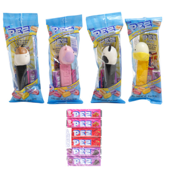PEZ SQUISHMALLOWS FLOOR DISPLAY 108 PC 84 DISPENSERS 24 6PK ROLLS PEZ SQUISHMALLOWS FLOOR DISPLAY 108 PC 84 DISPENSERS 24 6PK ROLLS