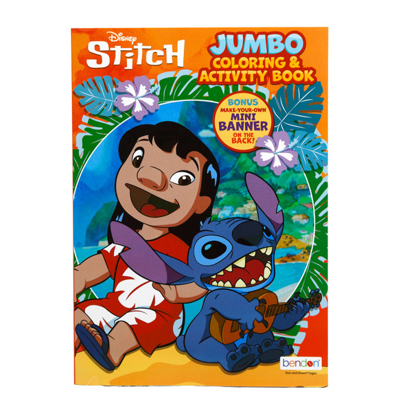 COLORING BOOK LILO & STITCH IN 24 PC DISPLAY BOX