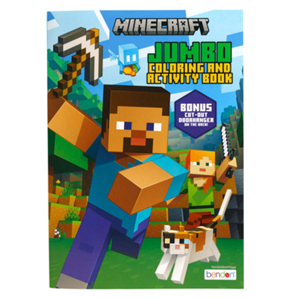 COLORING BOOK MINECRAFT 24-PC COUNTER DISPLAY