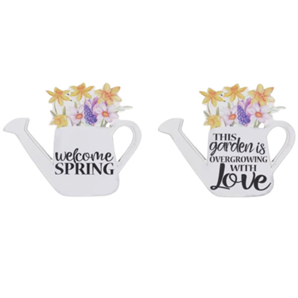 WALL SIGN 2AST 10X9.5 DAFFODIL WOOD WALL SIGN 2AST 10X9.5 DAFFODIL WOOD