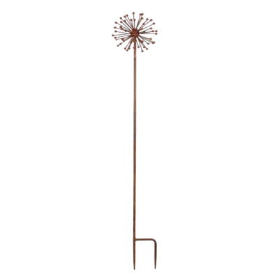 GARDEN STAKE 6.5X5.5X39 DANDELION METAL