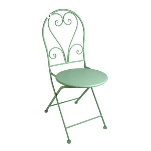 FOLDING CHAIR METAL GREEN