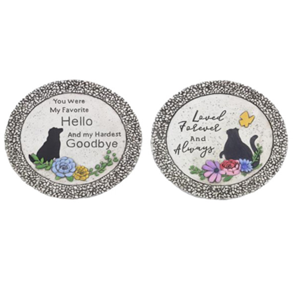 STEPPING STONES 10.24X10.24 PET MEMORIAL CEMENT