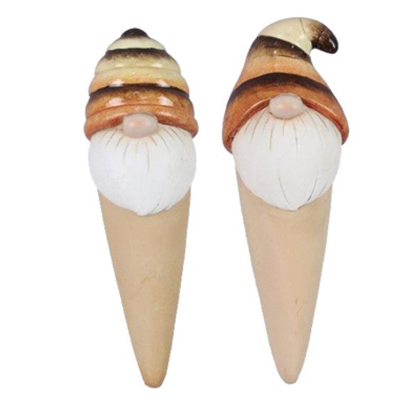 WATER STAKE 2AST 2.17X2.17X7.28 GNOME CERAMIC WATER STAKE 2AST 2.17X2.17X7.28 GNOME CERAMIC