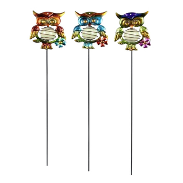 GARDEN STAKE 3AST 4.7X1.9X23.25 GLOW IN THE DARK METAL GARDEN STAKE 3AST 4.7X1.9X23.25 GLOW IN THE DARK METAL