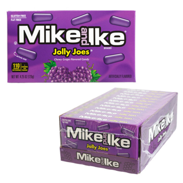 MIKE & IKE JOLLY JOES 4.25 OZ THEATER BOX COUNTER DISPLAY MIKE & IKE JOLLY JOES 4.25 OZ THEATER BOX COUNTER DISPLAY