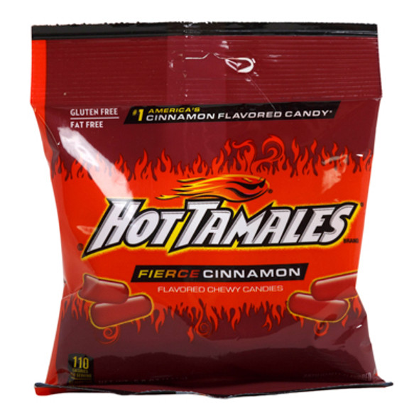 MIKE & IKE FIERCE CINNAMON 5 OZ PEG BAG MIKE & IKE FIERCE CINNAMON 5 OZ PEG BAG