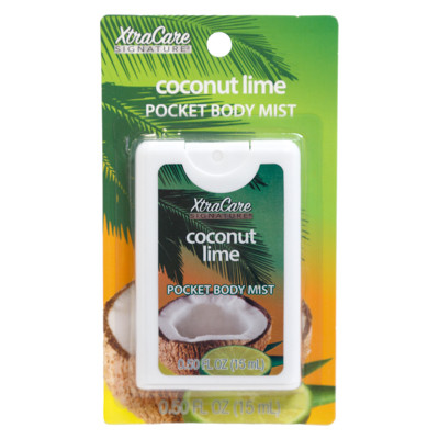 BODY MIST .5OZ POCKET COCONUT LIME 4-6PC DISPLAY BOX