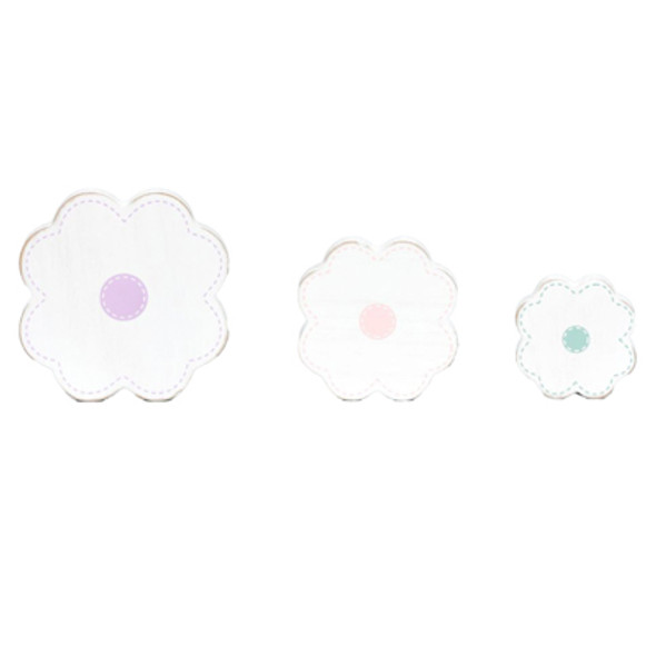 TABLETOP DECOR  3PC SET 4X5X.5  CUTOUT FLOWERS WOOD (9.00) TABLETOP DECOR  3PC SET 4X5X.5  CUTOUT FLOWERS WOOD (9.00)