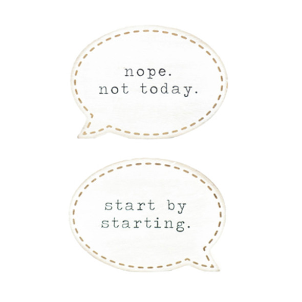 WALL DECOR 6X4 REVERSIBLE START/TODAY WOOD WALL DECOR 6X4 REVERSIBLE START/TODAY WOOD