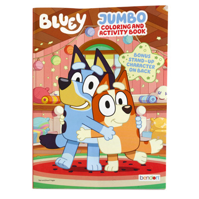 COLORING BOOK BLUEY IN 24PC DISPLAY BOX SELL IN USA ONLY