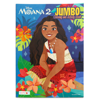 COLORING BOOK MOANA 2IN 24PC DISPLAY BOX SELL IN USA ONLY