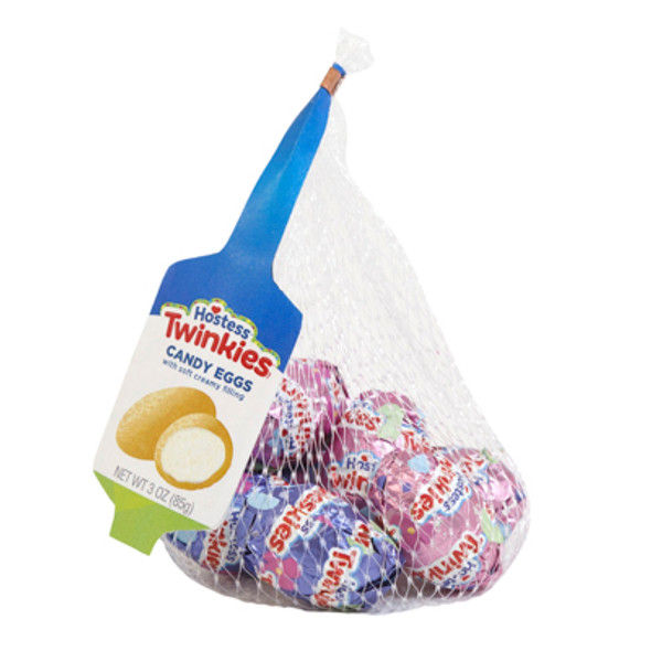 TWINKIES CANDY EGGS 3 OZ MESH BAG COUNTER DISPLAY