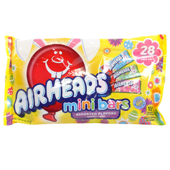 AIRHEADS EASTER MINI BARS 12CT PER BAG 12 OZ COUNTER DISPLAY