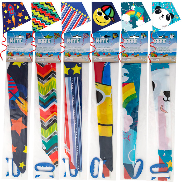 KITE DIAMOND SHAPE PLASTIC  4AST 21.6 X 22.4 PBH