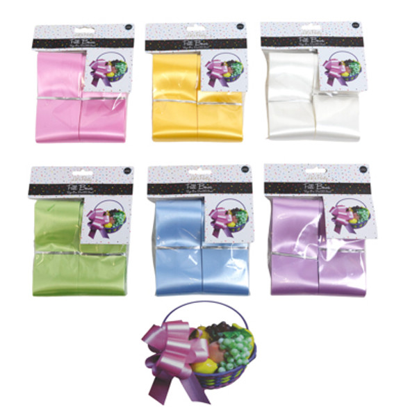 PULL BOW 2PK 8IN 6AST PASTEL COLORS/PBH PULL BOW 2PK 8IN 6AST PASTEL COLORS/PBH