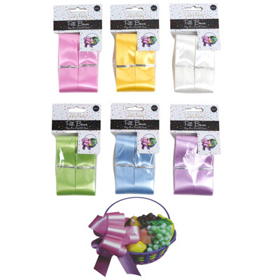 PULL BOW 2PK 5IN 6AST COLORS PBH