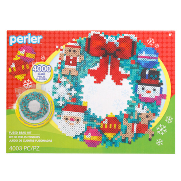 PERLER BOX KIT WREATH DELUX 4K BEADS/SUPER PEGBOARD/PATTERN SHEET/IRONING PAPER *19.79* PERLER BOX KIT WREATH DELUX 4K BEADS/SUPER PEGBOARD/PATTERN SHEET/IRONING PAPER *19.79*