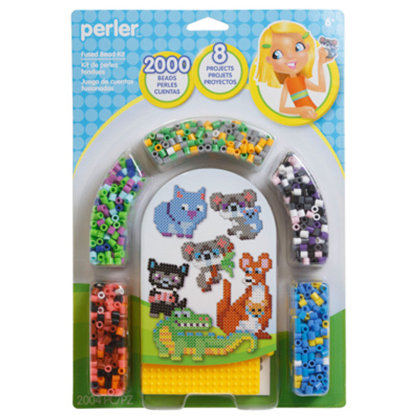 PERLER WILD ANIMAL ARCH BLISTER 2K BEADS/8PROJECTS/PEGBOARDS/PATTERN SHEET/IRONING PAPER *10.99* PERLER WILD ANIMAL ARCH BLISTER 2K BEADS/8PROJECTS/PEGBOARDS/PATTERN SHEET/IRONING PAPER *10.99*