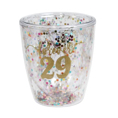 WINE GOBLET 12OZ FOREVER 29 ACRYLIC