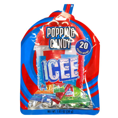 ICEE POPPING CANDY 20CT BAG 1.05 OZ PEG BAG