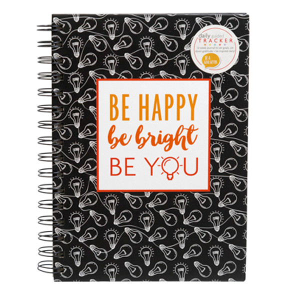 JOURNAL 172PAGES DAILY GUIDED TRACKER FITSPIRATION TWEEN BE HAPPY BE BRIGHT BE YOU MED WIRE