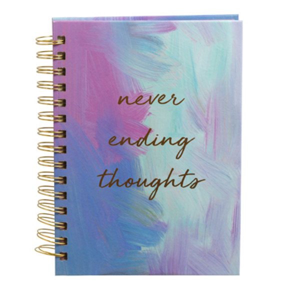 JOURNAL240PAGES CHUNKY TWIN WIRE PAINT NEVER ENDING THOUGHTS JOURNAL240PAGES CHUNKY TWIN WIRE PAINT NEVER ENDING THOUGHTS