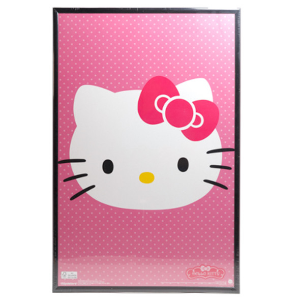 FRAMED POSTER HELLO KITTY BASIC FACE 14.725 X 22.375 *10.99* FRAMED POSTER HELLO KITTY BASIC FACE 14.725 X 22.375 *10.99*