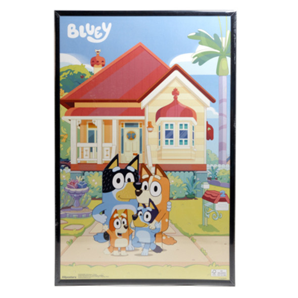 FRAMED POSTER BLUEY FAMILY 14.725 X 22.375 *10.99* FRAMED POSTER BLUEY FAMILY 14.725 X 22.375 *10.99*