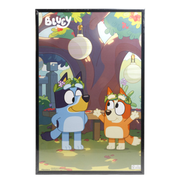 FRAMED POSTER BLUEY DUO 14.725 X 22.375 *10.99*